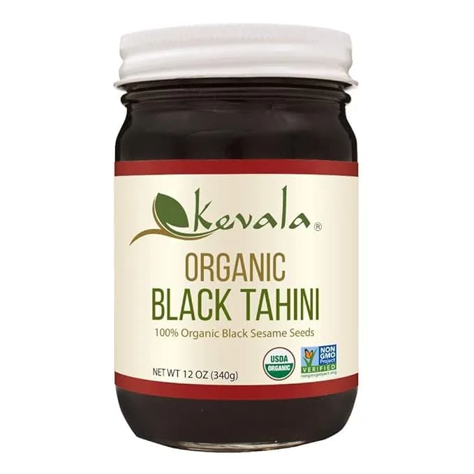 Kevala Organic Black Sesame Tahini, 12 Ounce