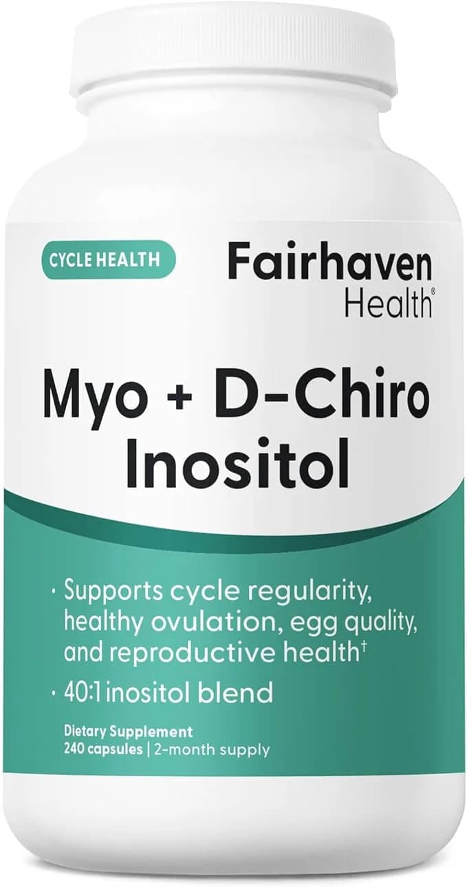  Myo-Inositol and D-Chiro Inositol, 240 Capsules by FAIRHAVEN HEALTH