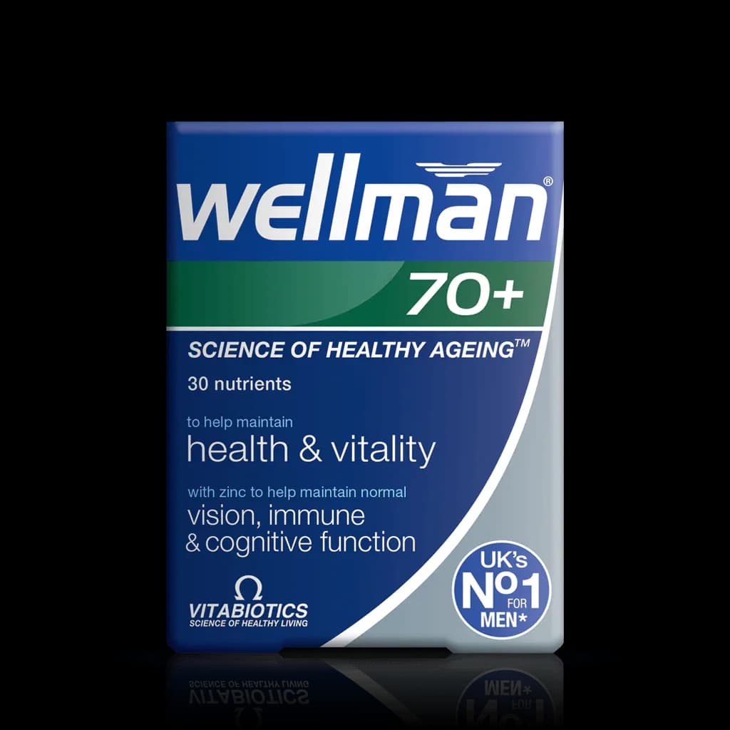 VITABIOTICS WELLMAN +70,30 TABLETS