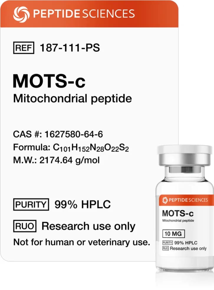 Peptide Sciences MOTS-c, 10 mg by Peptide Sciences