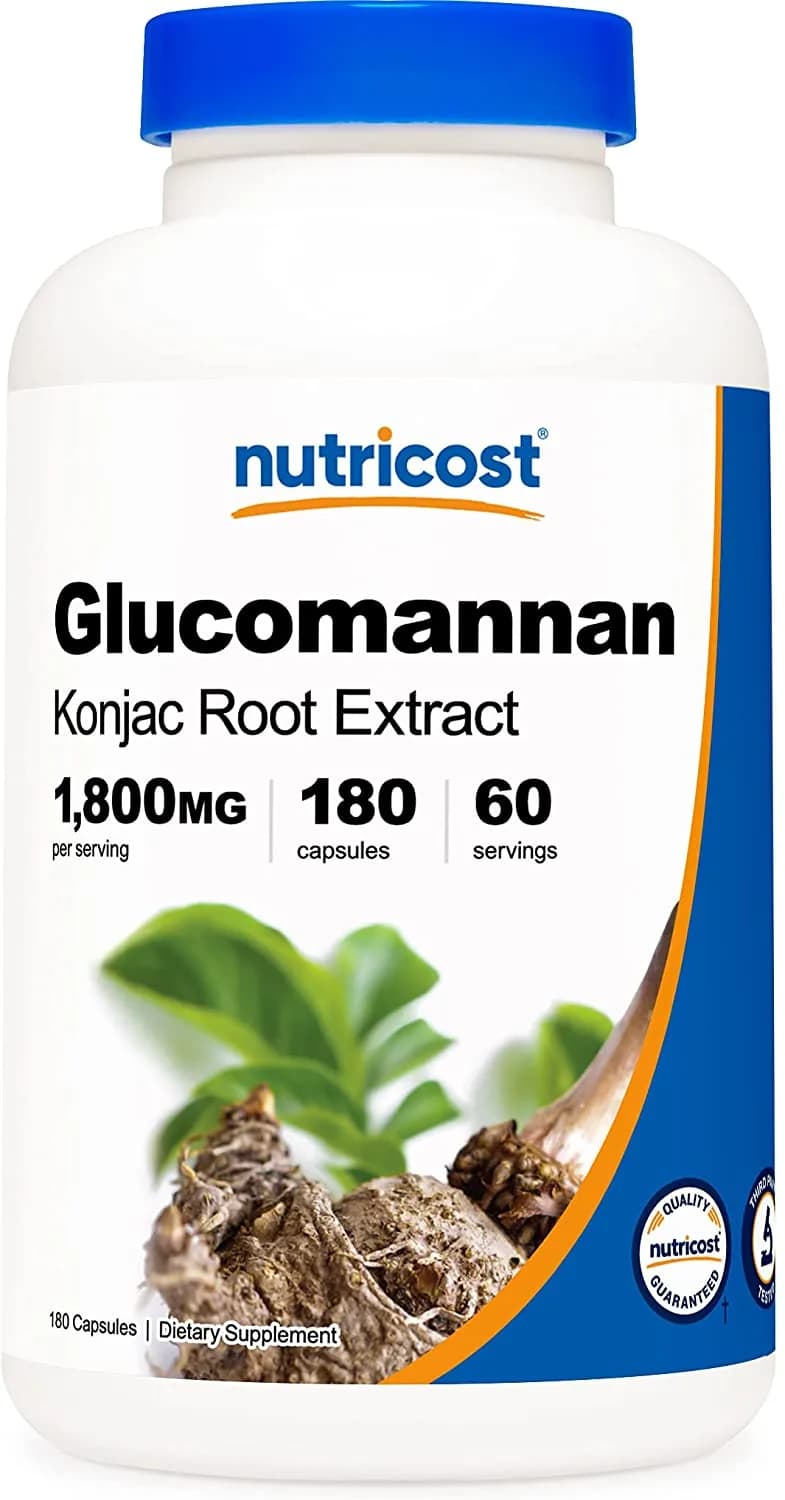 NutriCost Glucomannan, 1800 mg, 180 Capsules by NutriCost