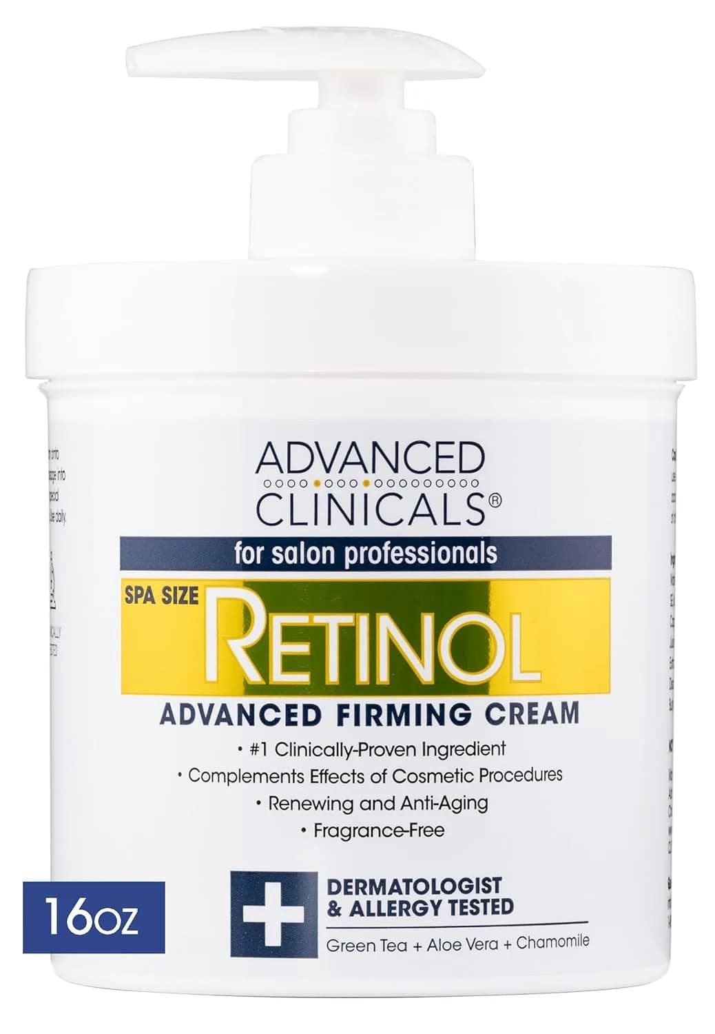 Advanced Clinicals, Retinol Body Lotion, 16 Oz