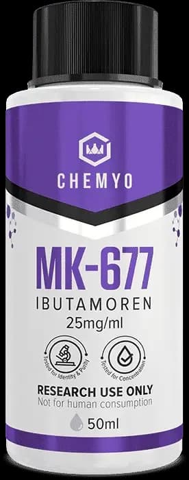 Chemyo hemyo MK-677 Ibutamoren Solution 25mg - Ultimate Growth Hormone Secretagogue | 50ml