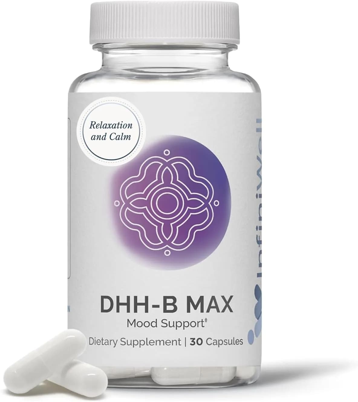 InfiniWell DHH-B Max Mood Support, 15 mg, 30 Capsules