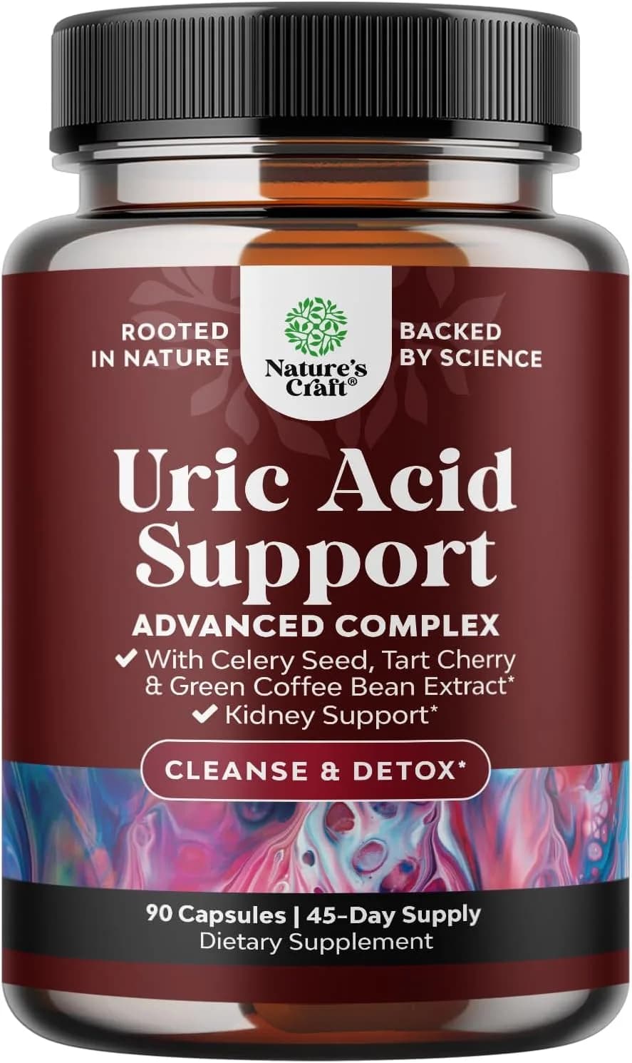 Natures Craft Uric Acid Cleanse & Detox | 90 Capsules