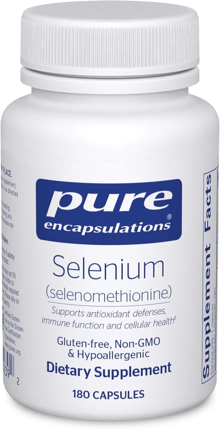 PURE ENCAPSULATIONS Selenium, 200 mcg, 180 Capsules by PURE ENCAPSULATIONS
