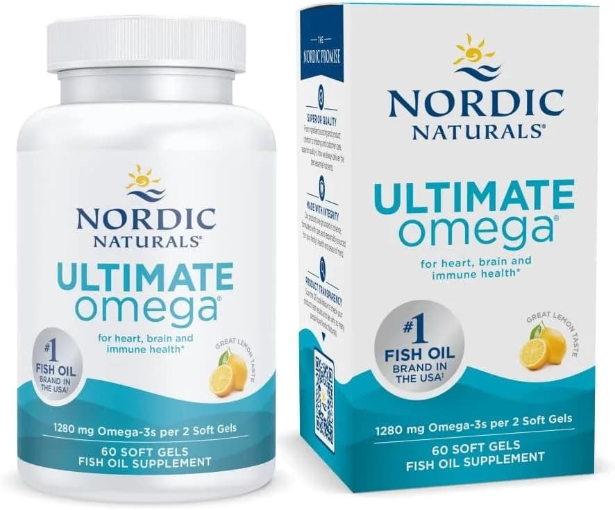 Nordic Naturals Ultimate Omega, Lemon Flavor - 60 Soft Gels