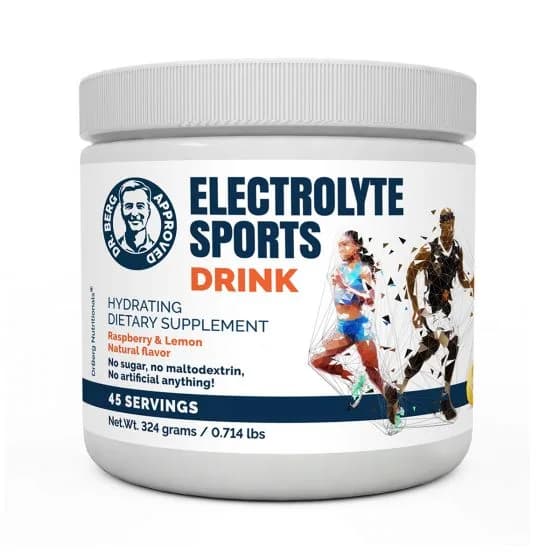 Electrolyte Sports Drink Raspberry & Lemon by Dr Berg's