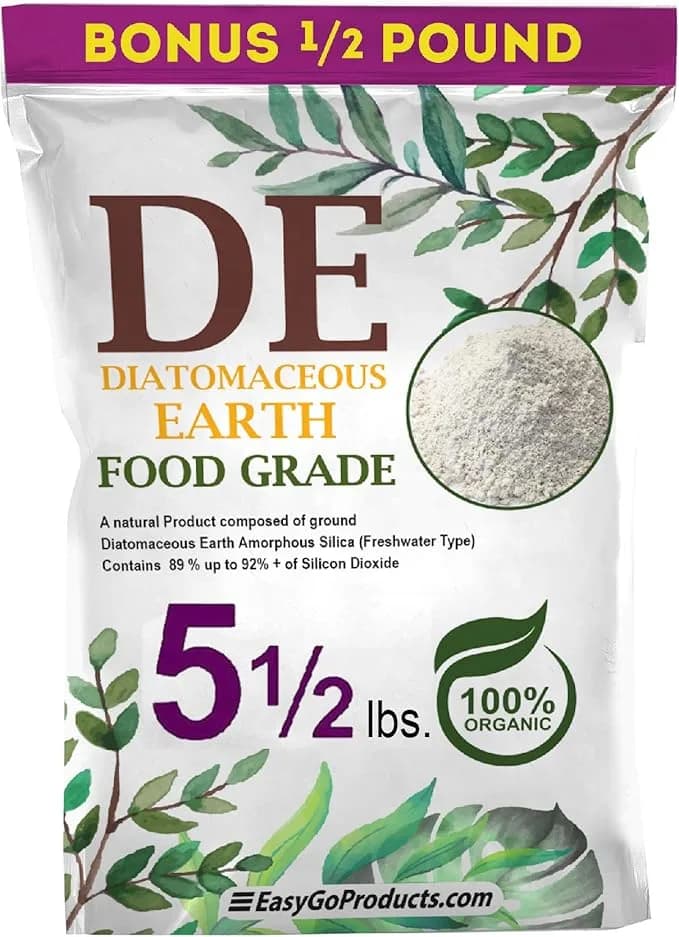 Natural Diatomaceous Earth Food Grade 600mg | Internal Detox & Silica Support
