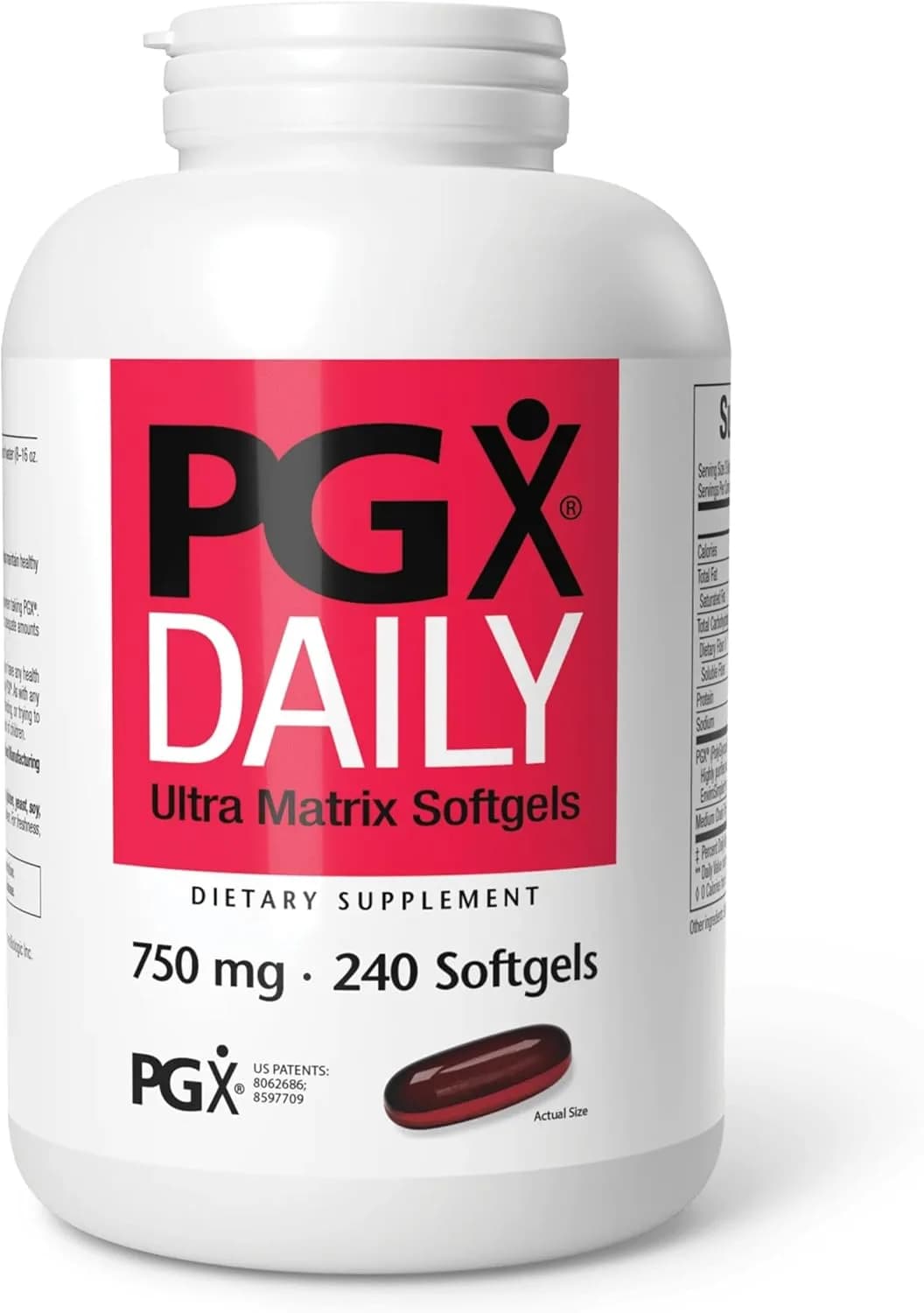 Natural Factors PGX Daily Ultra Matrix, Weight Management Support with MCT Oil, 240 Softgels