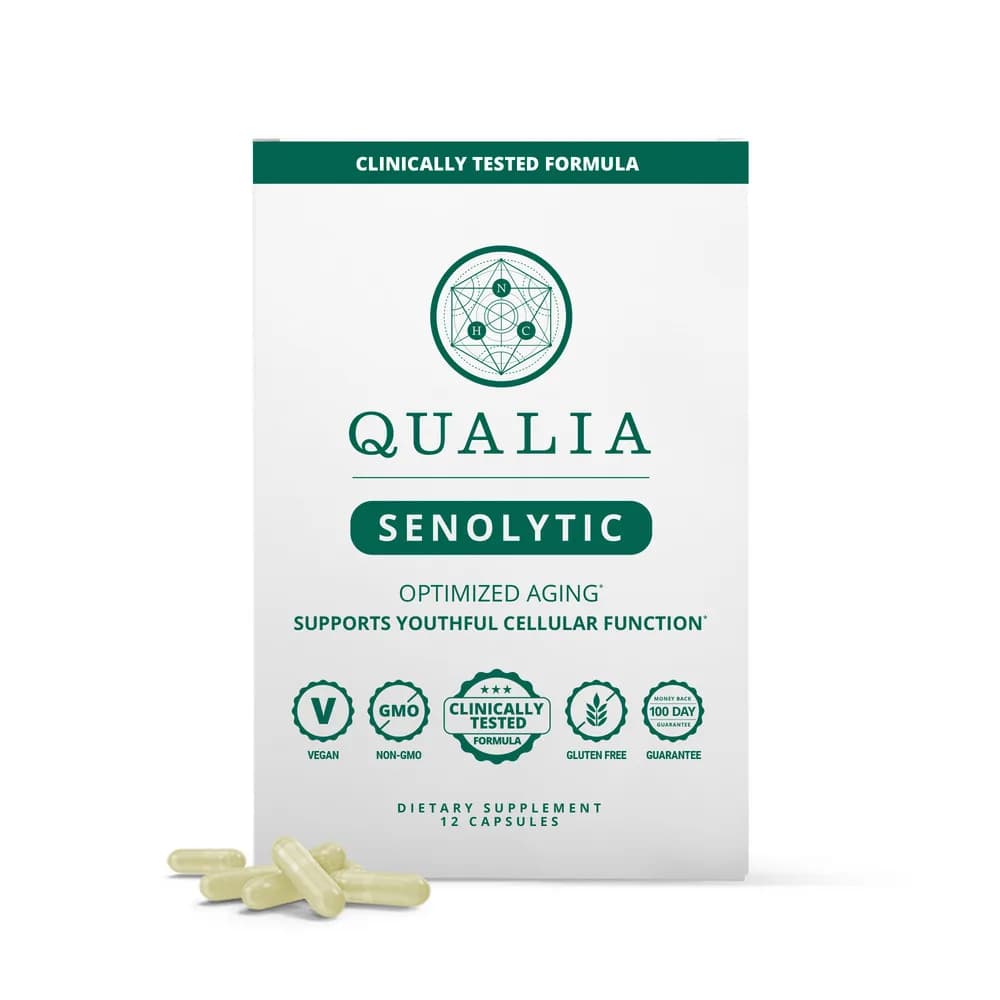 Senolytic 2-Day Cellular Rejuvenation Regimen, 12 Capsules by Qualia