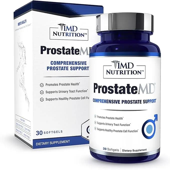 1MD Nutrition ProstateMD Saw Palmetto Prostate Support Supplement, 30 Softgels