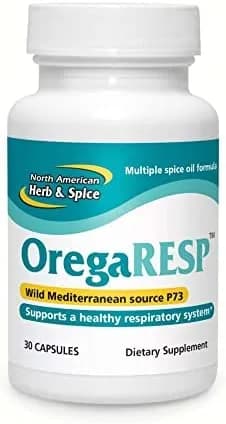 North American Herb & Spice OregaResp - 30 Veggie Capsules - Immune & Respiratory Health - Cumin, Sage, Oregano Oil - Safe for Children & Pets, Non-GMO - 30 Total Servings