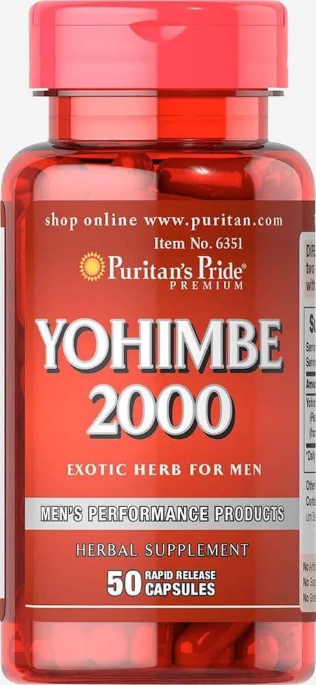 Puritan's Pride, Yohimbe 1000 Mg, 50 Capsules