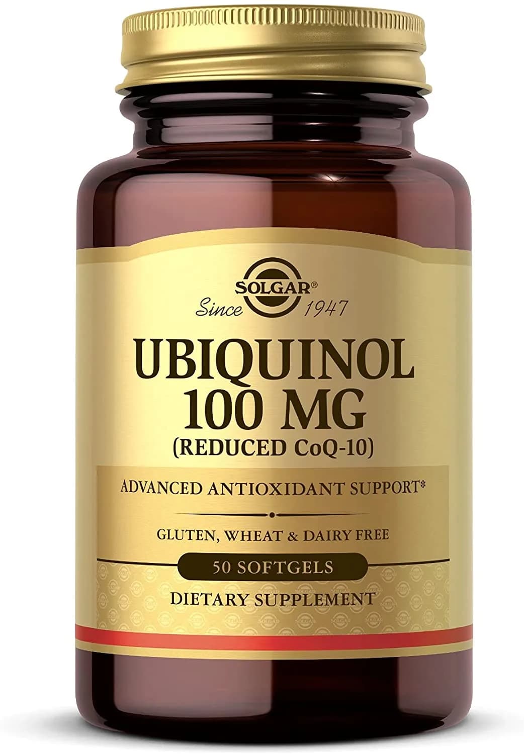 Ubiquinol Advanced Antioxidant Support, 100 mg, 50 Softgels by Solgar
