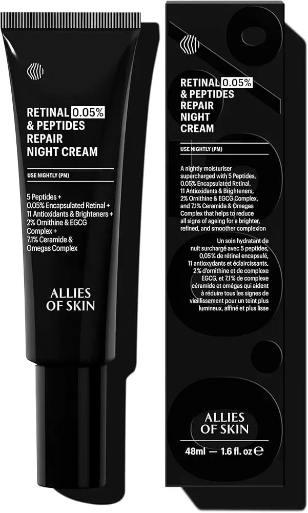 Retinal & Peptides Repair Night Cream, 50 mL by Allies of Skin