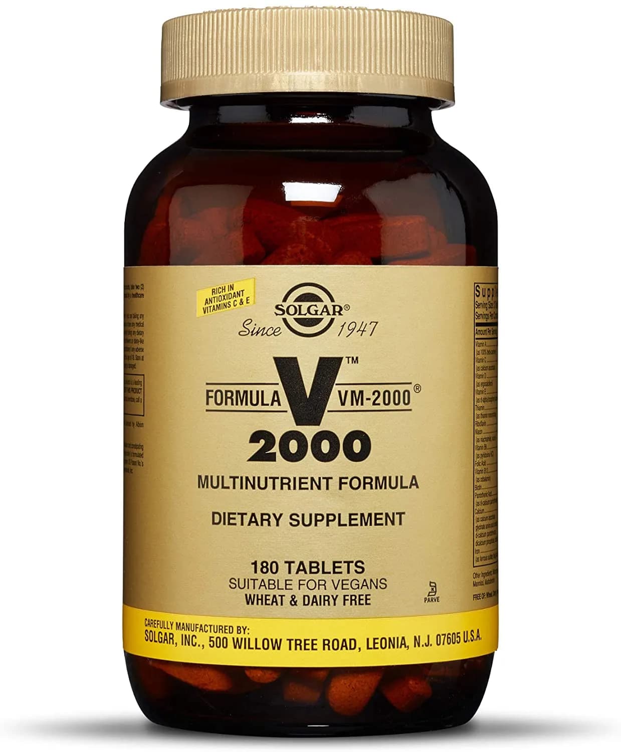 Formula VM-2000, 180 Tablets by Solgar