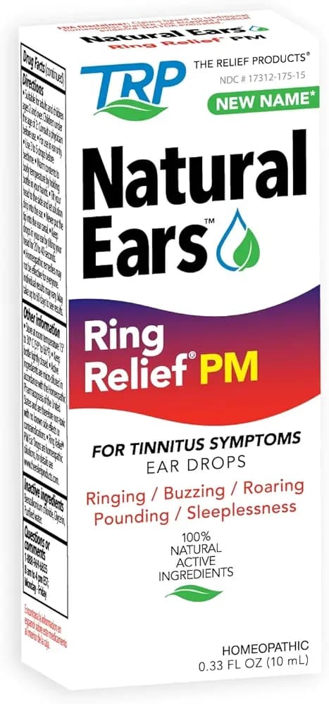 Ring Relief PM Ear Drops | Tinnitus Relief & Sleep Aid | Homeopathic