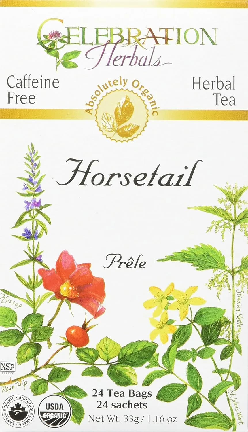 Celebration Herbals Organic Horsetail Tea 24 Herbal Tea Bags