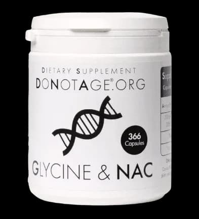 Glycine & NAC 300 mg of glycine and N-acetyl-cysteine per capsule 60 capsules