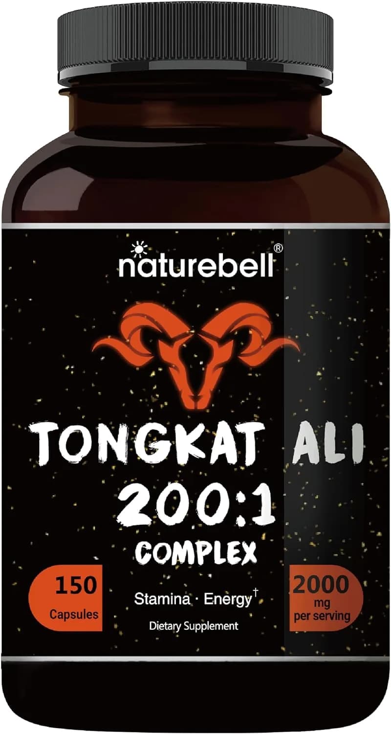 Naturebell, Tongkat Ali 2000mg Per Serving, 150 Capsules