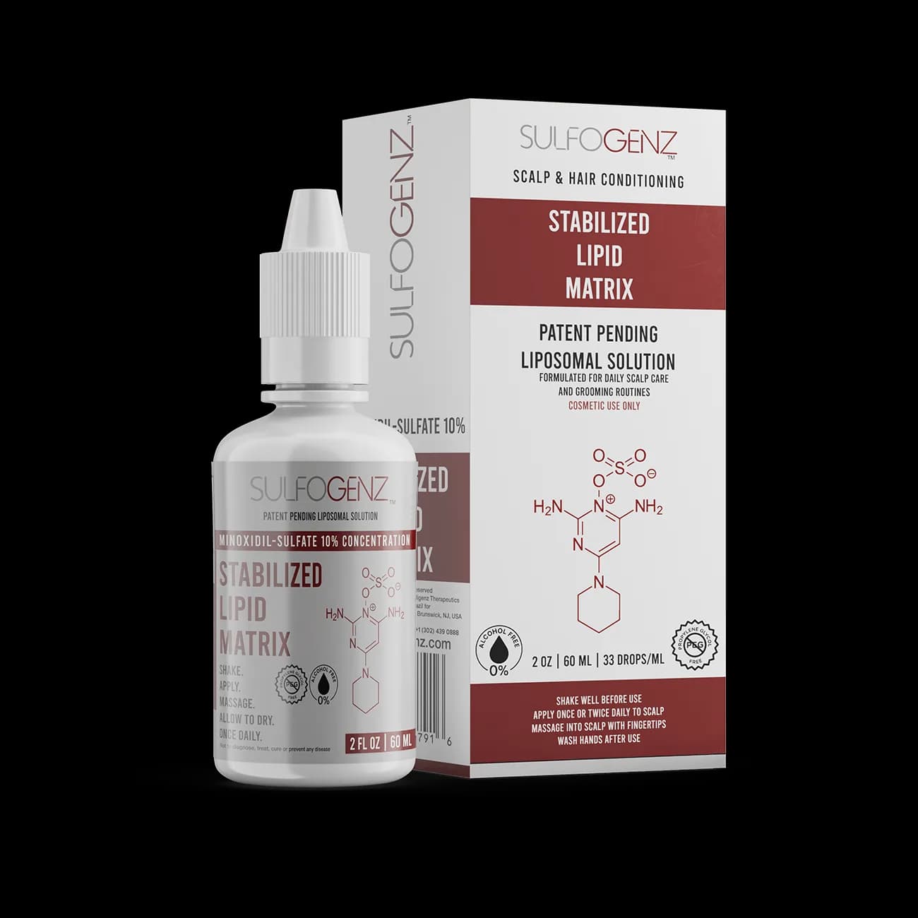 Sulfogenz™ – 10% Liposomal Minoxidil Sulfate 60mL