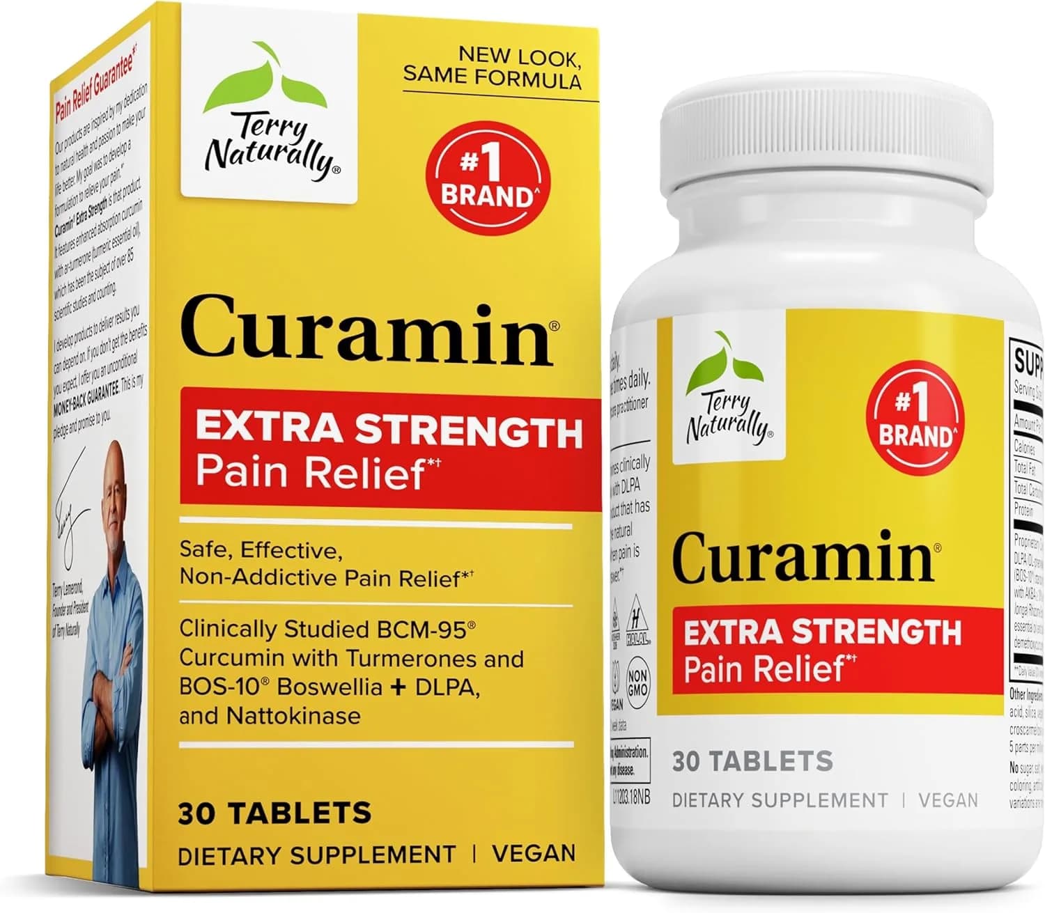 Curamin Extra Strength Curcumin & Boswellia Supplement, 30 Tablets by Terry Naturally