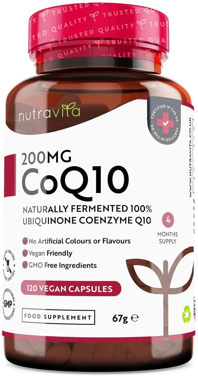 Nutravita CoQ10, 200 mg, 120 Capsules by Nutravita