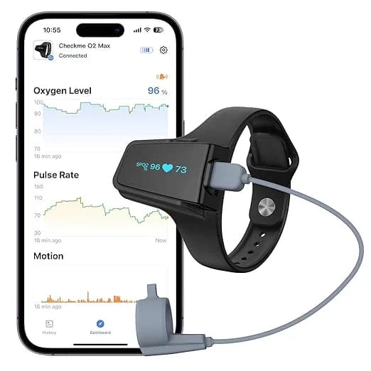 Wellue Wrist Pulse Oximeter Continuous SpO2 Tracking
