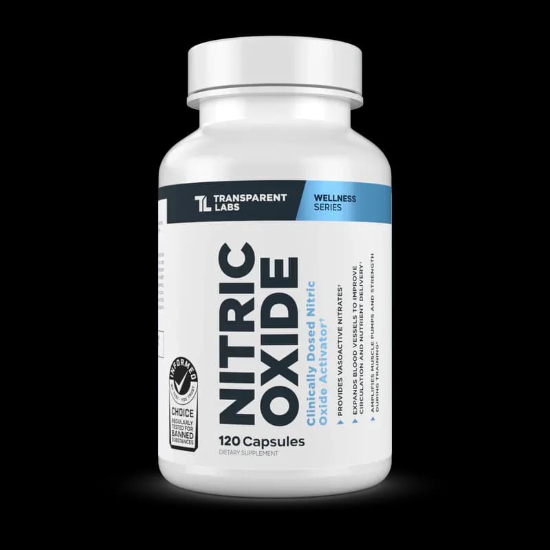 Nitric oxide, 120 Capsules by Transparent Labs