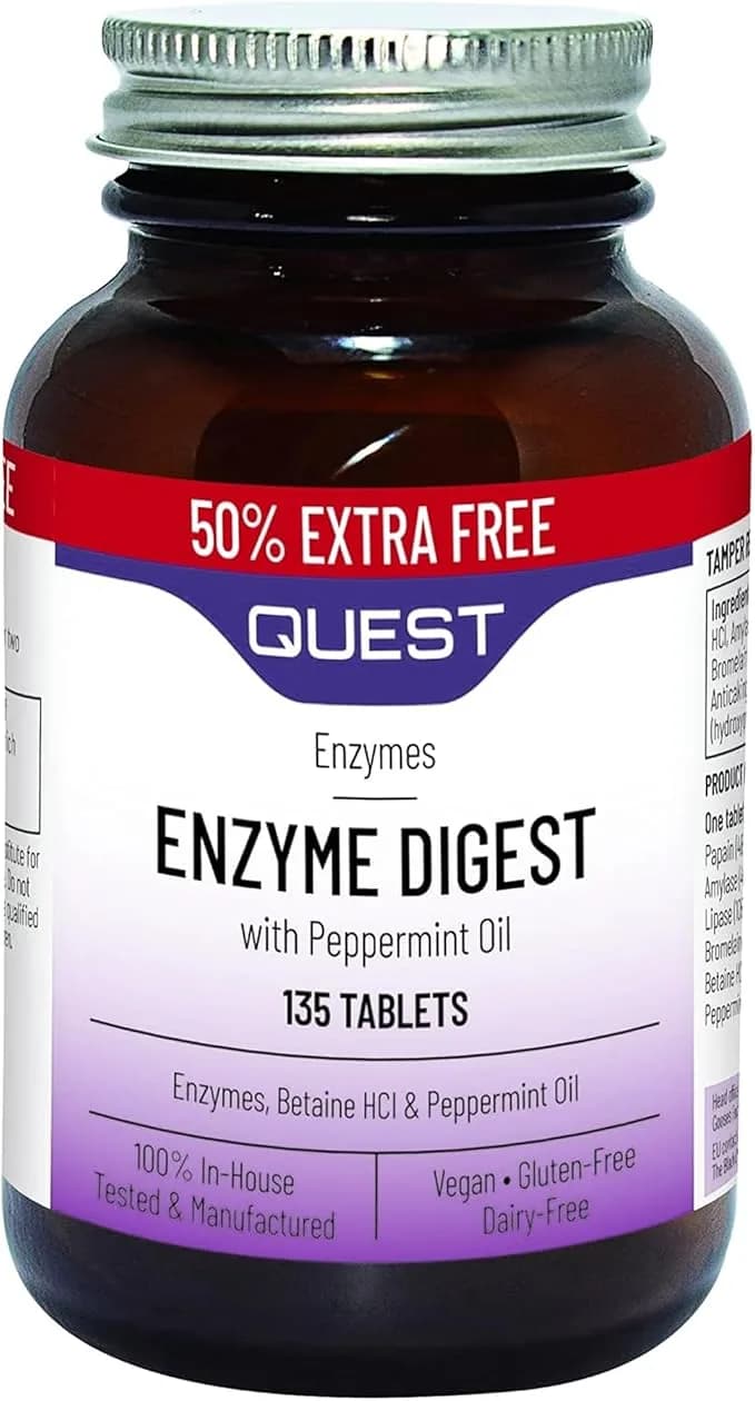 Quest Enzyme Digest Digestive Aid Tablets 135 Tablets