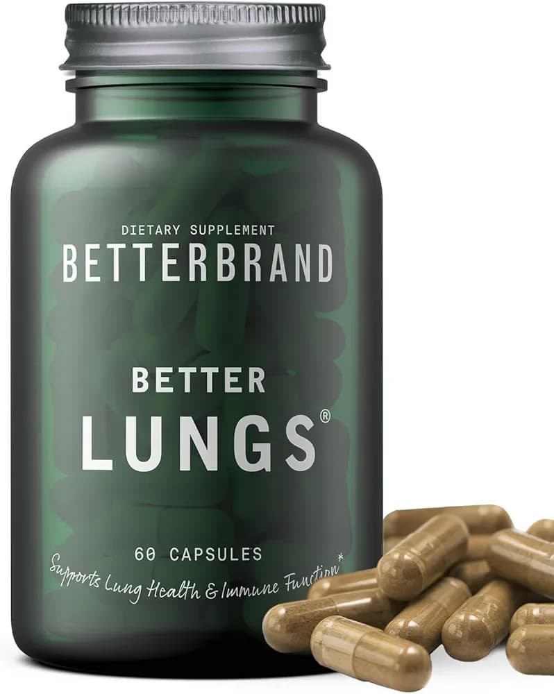 Breathe Well Respiratory & Immune Support Supplement, 60 Capsules by Betterbrand