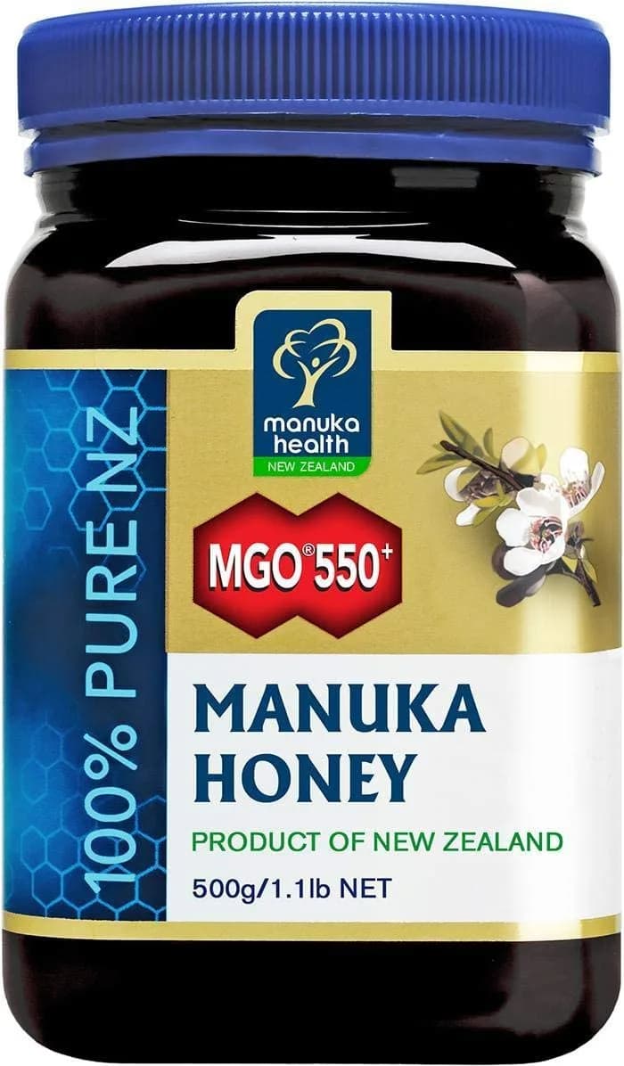Manuka Health - MGO 550+ Manuka Honey, 100% Pure New Zealand Honey-500 Grams