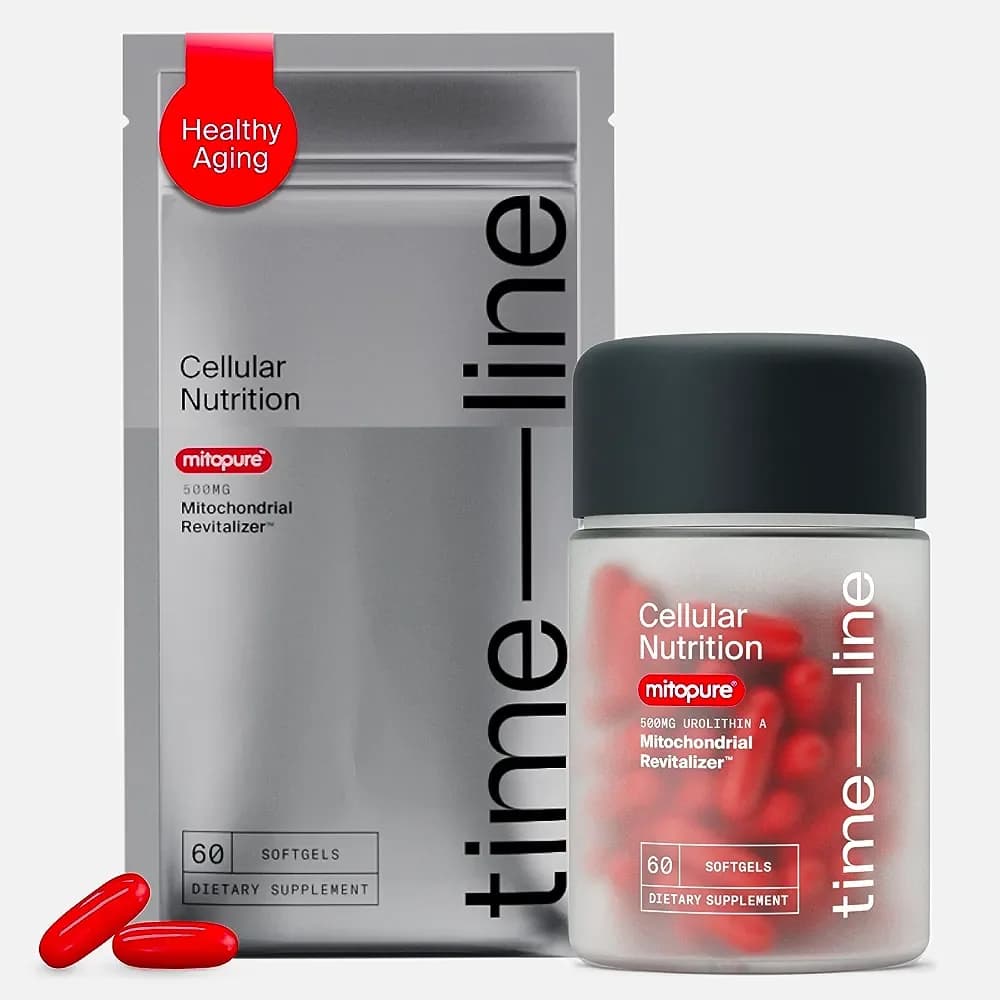 Mitopure Urolithin A Supplement - First Clinically Tested Highly Pure Urolithin A - Healthy Aging - Energy Supplements Alternative to NMN, NAD, CoQ10, Resveratrol, PQQ - 120 Count Starter Kit