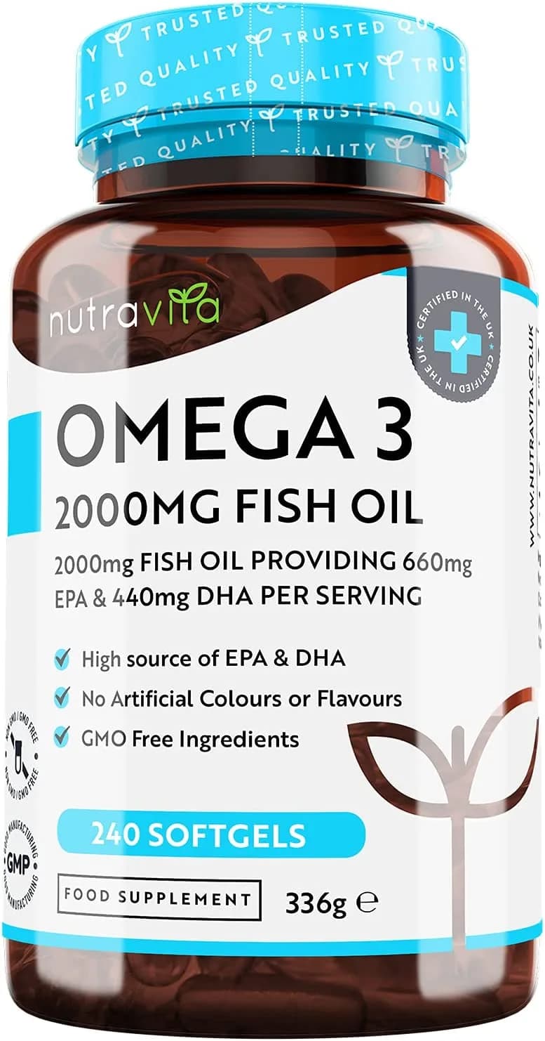 Nutravita Omega, 2000 mg, 240 Softgels by Nutravita