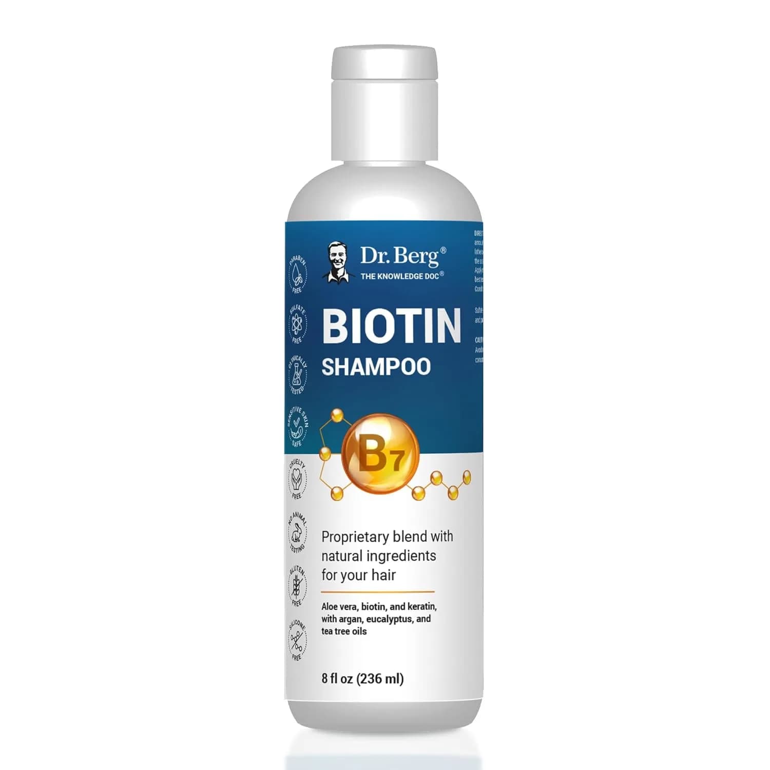 Dr Berg Biotin Shampoo Sulfate Free, 236 ml