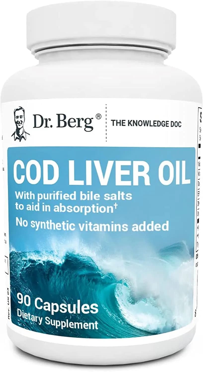 Dr Berg's Cod Liver Oil 90 Capsules