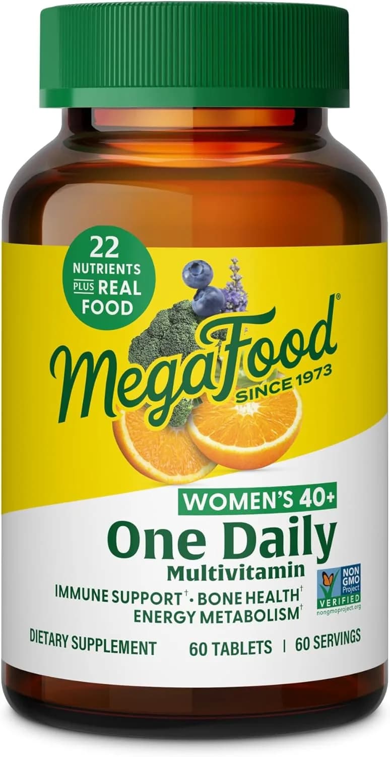 MegaFood Women's 40+ One Daily Multivitamin for Women | 60 Tabs