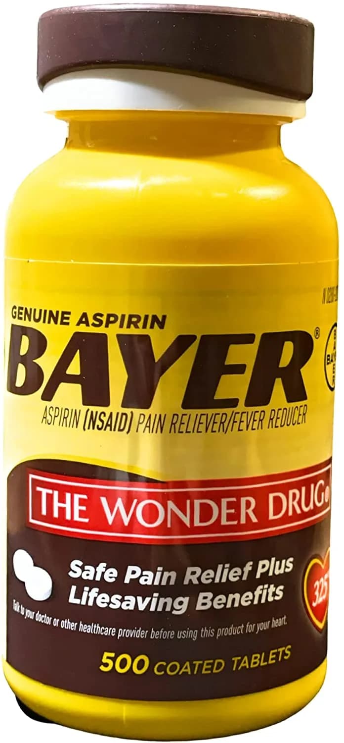 Coated Tablets, 325 mg, 500 Count by Bayer