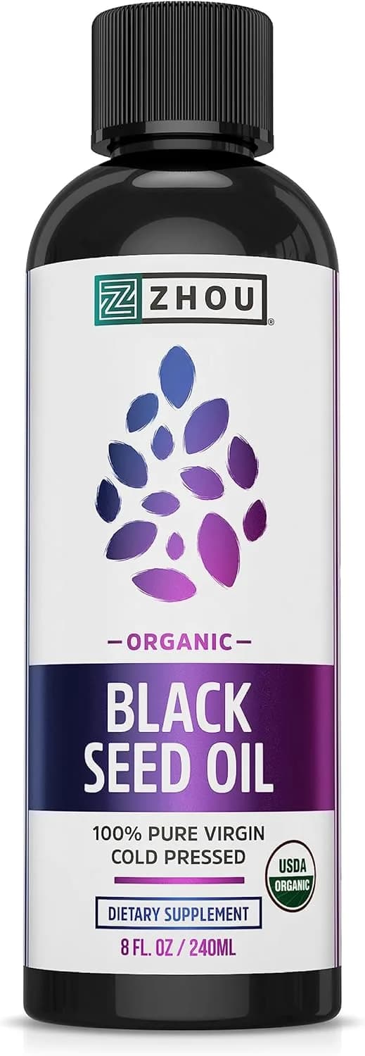 Zhou Organic Black Seed Oil, 240 ml