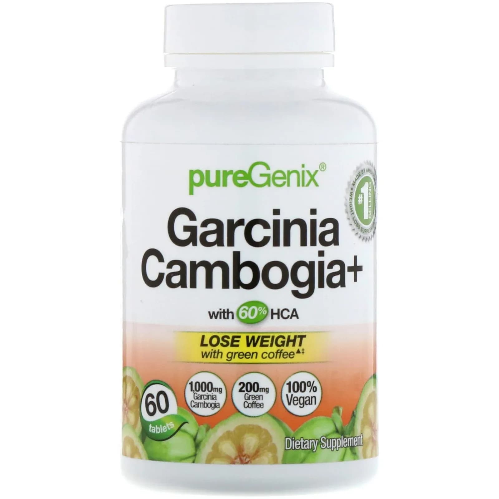 PureGenix Garcinia Cambogia, 60 Tablets
