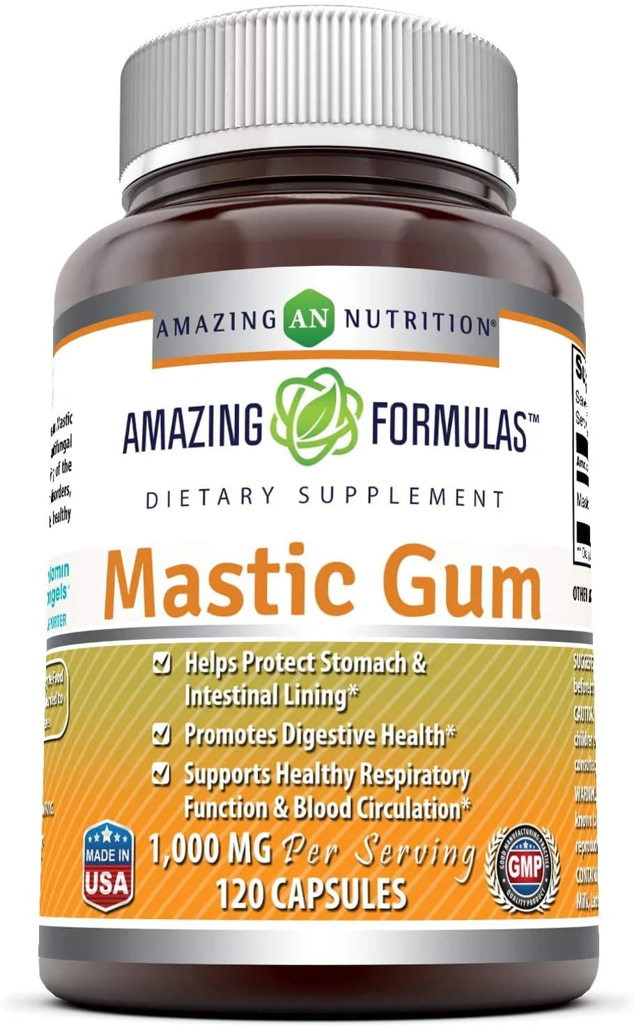 Mastic Gum, 500 mg, 120 Capsules by Amazing Formulas