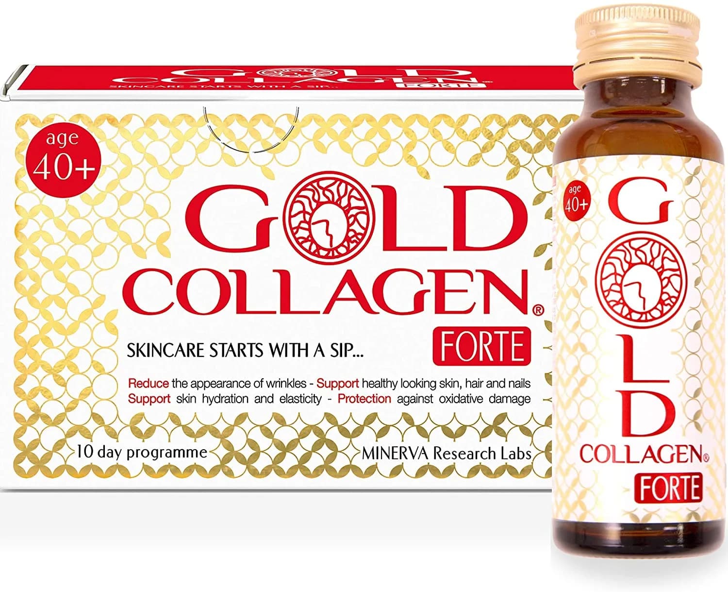 Gold Collagen Forte Premium Liquid Collagen Supplement, 500 mL by Gold Collagen