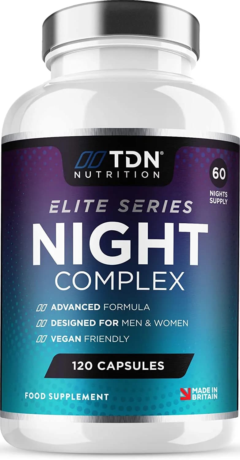 TDN Night Complex with 5-HTP & Montmorency Cherry | 120 Capsules