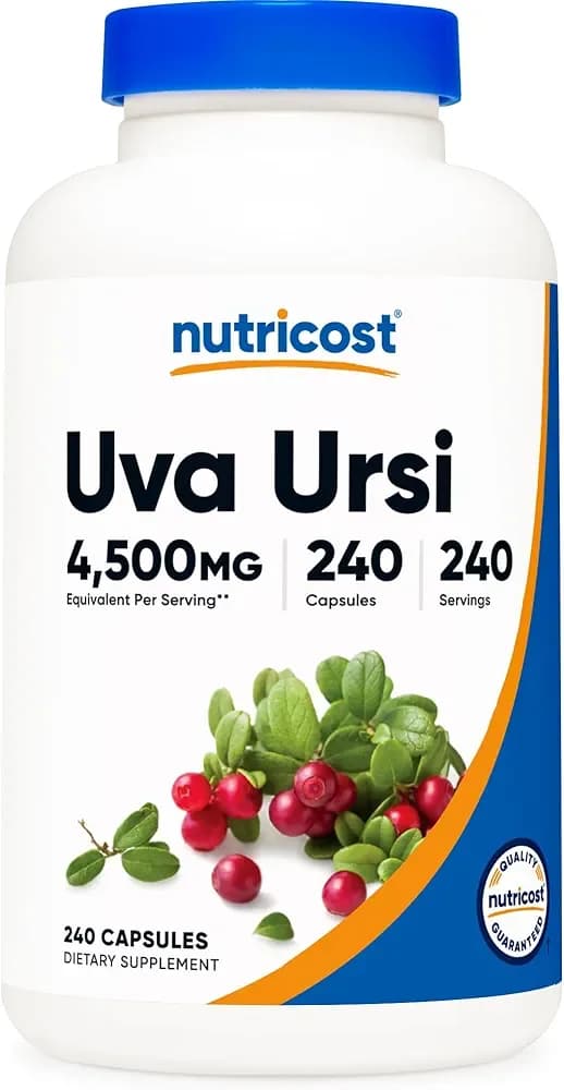 Uva Ursi Urinary Tract Health Support, 4500 mg, 240 Capsules by NutriCost