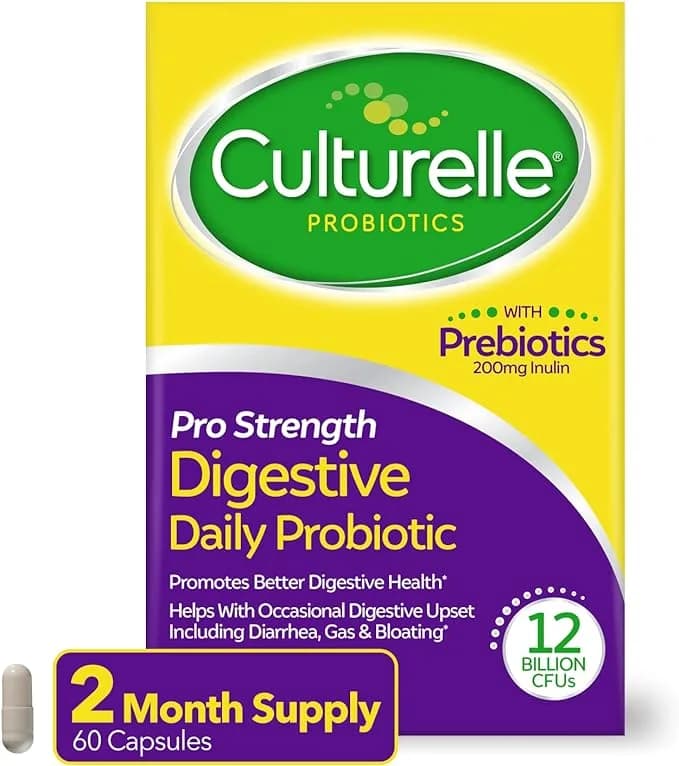 Culturelle Pro Strength Daily Probiotic, Digestive Health Capsules