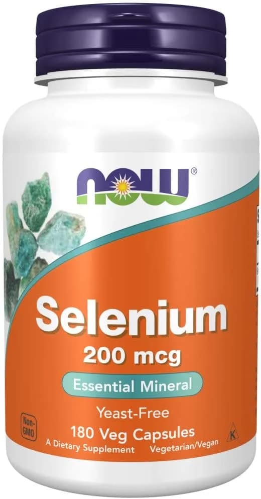 Selenium VCaps, 200 mcg, 180 Capsules by NOW