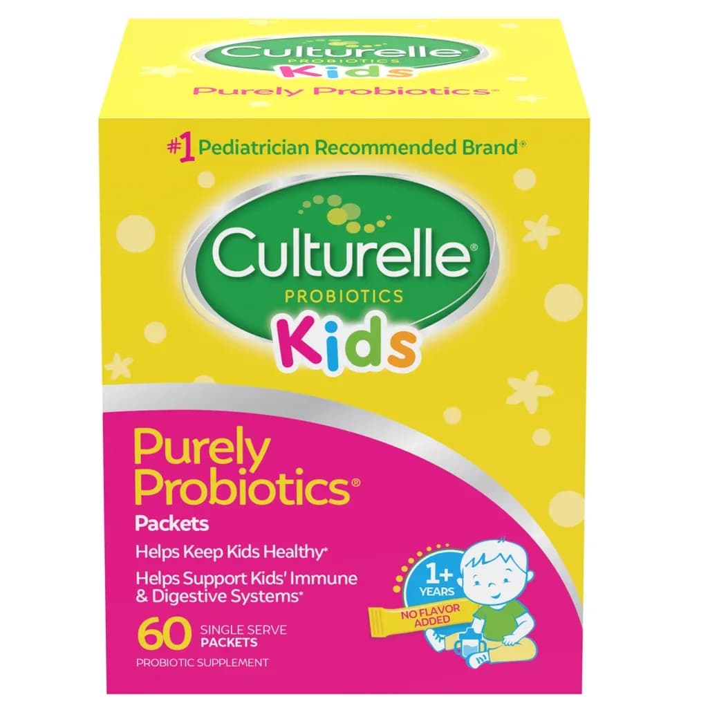 Kids Purely Probiotic Packets Pediatric Digestive Health, 600 mg, 60 Packets by Culturelle