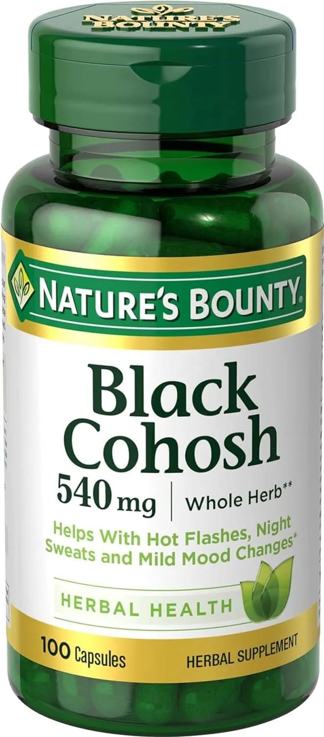 Nature's Bounty Black Cohosh 540 mg, 100 Capsules