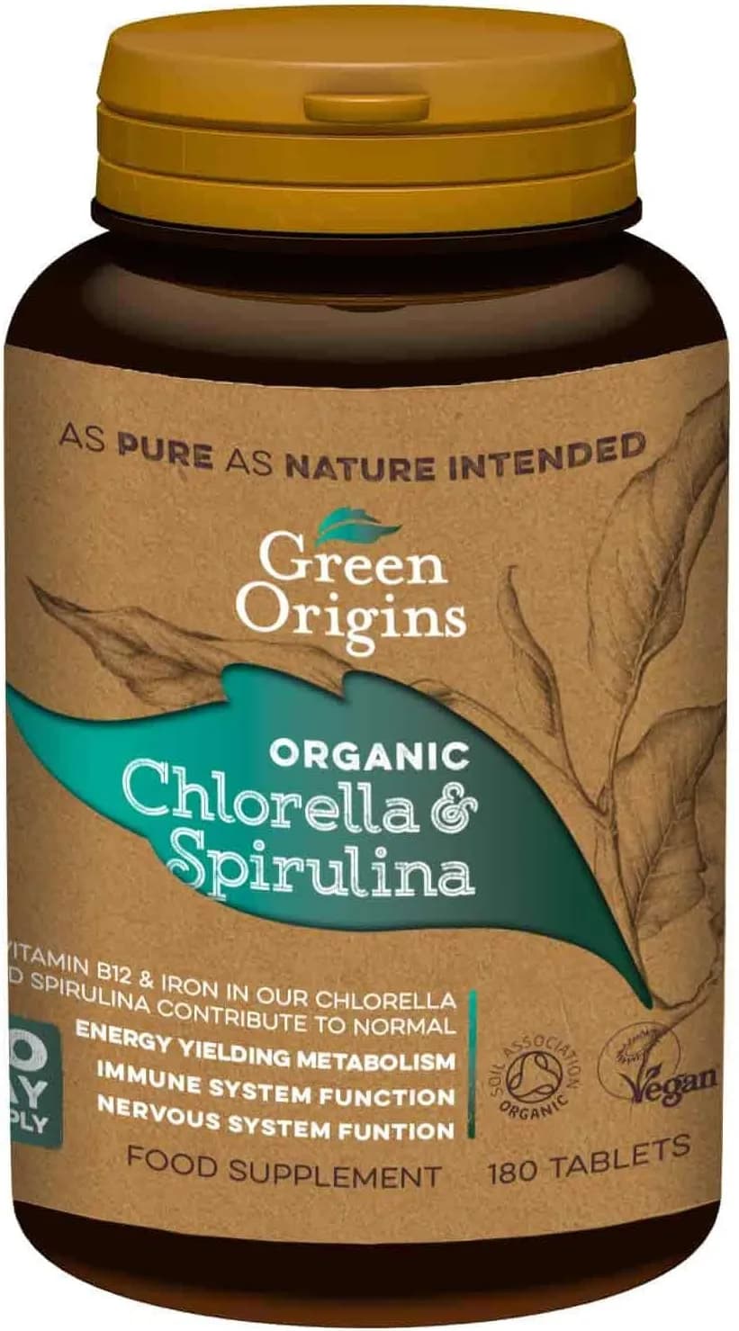 Green Origins ,Organic Chlorella & Spirulina